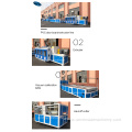 Outdoor wall cladding wood plastic composite making machine